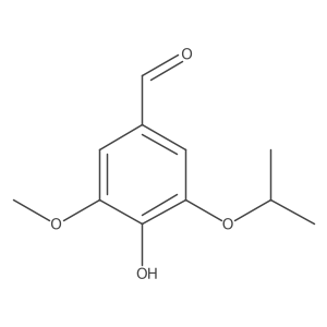 4-Hydroxy-3-isopropoxy-5-methoxybenzaldehyde Structure