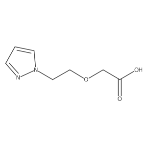 2-[2-(1H-pyrazol-1-yl)ethoxy]acetic acid Structure