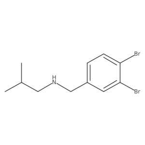 [(3,4-Dibromophenyl)methyl](2-methylpropyl)amine结构式