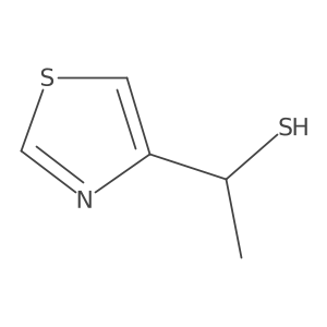 1-(1,3-Thiazol-4-yl)ethane-1-thiol结构式