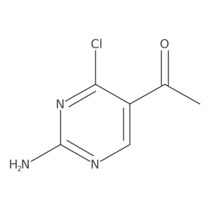 1-(2-Amino-4-chloropyrimidin-5-yl)ethanone Structure
