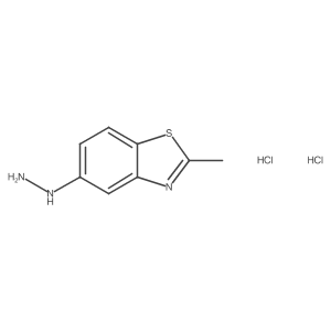 5-Hydrazino-2-methyl-1,3-benzothiazole dihydrochloride结构式
