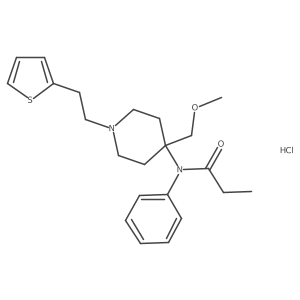 Sufentanil hydrochloride结构式