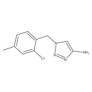 1-[(2-chloro-4-methylphenyl)methyl]-1H-1,2,3-triazol-4-amine结构式
