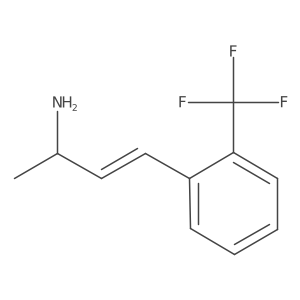 4-[2-(Trifluoromethyl)phenyl]but-3-en-2-amine结构式