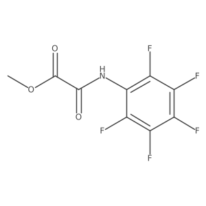 Methyl 2-oxo-2-((perfluorophenyl)amino)acetate Structure