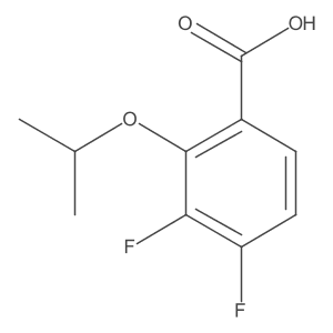 3,4-Difluoro-2-isopropoxybenzoic acid结构式