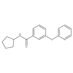 N-cyclopentyl-3-(pyridin-2-yloxy)benzamide Structure