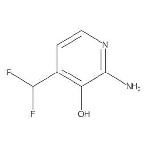 2-Amino-4-(difluoromethyl)pyridin-3-ol Structure