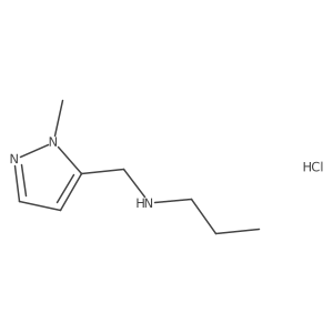 [(1-methyl-1H-pyrazol-5-yl)methyl]propylamine结构式