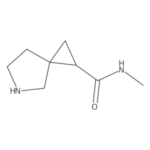 N-methyl-5-azaspiro[2.4]heptane-1-carboxamide结构式