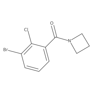 1-(3-Bromo-2-chlorobenzoyl)azetidine结构式