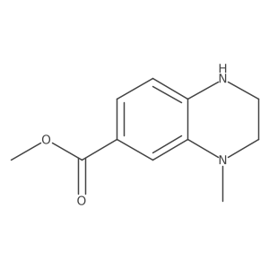 Methyl 4-methyl-1,2,3,4-tetrahydroquinoxaline-6-carboxylate Structure