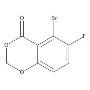 5-Bromo-6-fluoro-4H-benzo[d][1,3]dioxin-4-one结构式
