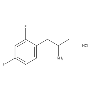 1-(2,4-Difluorophenyl)propan-2-amine hydrochloride Structure