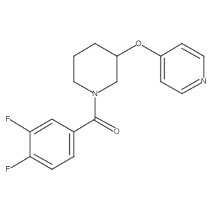 4-{[1-(3,4-Difluorobenzoyl)piperidin-3-yl]oxy}pyridine Structure