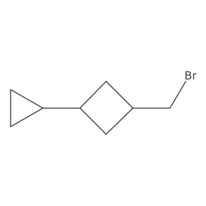 1-(Bromomethyl)-3-cyclopropylcyclobutane结构式