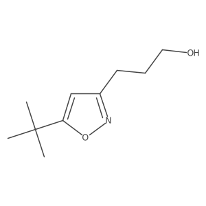3-(5-Tert-butyl-1,2-oxazol-3-yl)propan-1-ol Structure