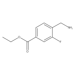 Ethyl 4-(aminomethyl)-3-fluorobenzoate Structure