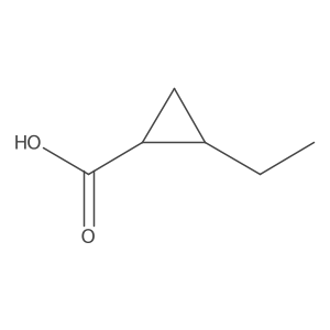 (1R,2S)-2-ethylcyclopropane-1-carboxylic acid Structure