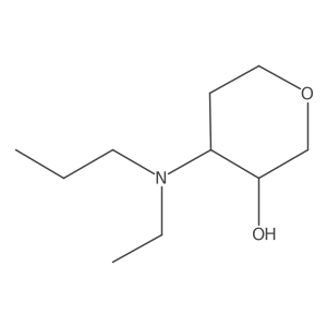 4-[Ethyl(propyl)amino]oxan-3-ol结构式