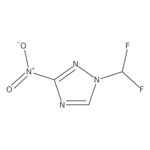 1-(difluoromethyl)-3-nitro-1H-1,2,4-triazole Structure
