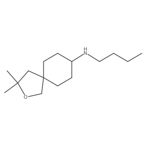 N-butyl-3,3-dimethyl-2-oxaspiro[4.5]decan-8-amine Structure