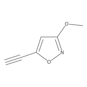 5-Ethynyl-3-methoxyisoxazole结构式