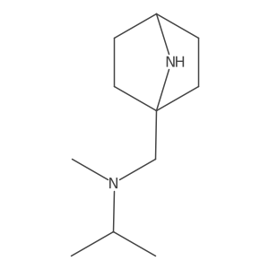 ({7-Azabicyclo[2.2.1]heptan-1-yl}methyl)(methyl)(propan-2-yl)amine结构式