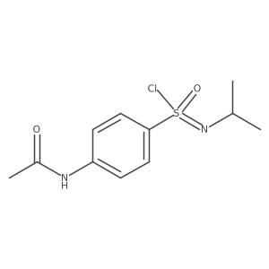 N-{4-[chloro(oxo)[(propan-2-yl)imino]-lambda6-sulfanyl]phenyl}acetamide Structure