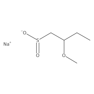 Sodium 2-methoxybutane-1-sulfinate结构式