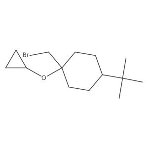 1-(Bromomethyl)-4-tert-butyl-1-cyclopropoxycyclohexane Structure