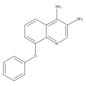 8-Phenoxyquinoline-3,4-diamine Structure