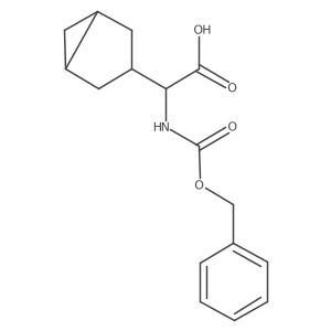 2-{[(Benzyloxy)carbonyl]amino}-2-{bicyclo[3.1.0]hexan-3-yl}acetic acid Structure