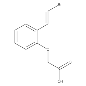 2-[2-(2-Bromoethenyl)phenoxy]acetic acid结构式