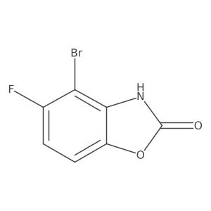4-Bromo-5-fluorobenzo[d]oxazol-2(3H)-one结构式