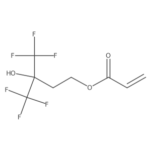 2-Propenoic acid, 4,4,4-trifluoro-3-hydroxy-3-(trifluoromethyl)butyl ester结构式