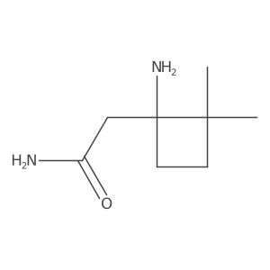 2-(1-Amino-2,2-dimethylcyclobutyl)acetamide Structure