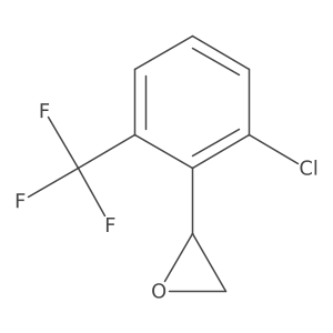 (2S)-2-[2-chloro-6-(trifluoromethyl)phenyl]oxirane Structure