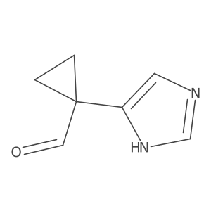 1-(1H-imidazol-5-yl)cyclopropane-1-carbaldehyde Structure