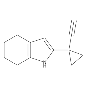 2-(1-ethynylcyclopropyl)-4,5,6,7-tetrahydro-1H-indole Structure