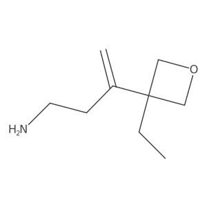 3-(3-Ethyloxetan-3-yl)but-3-en-1-amine Structure