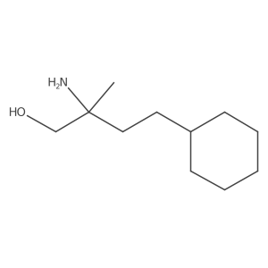 2-Amino-4-cyclohexyl-2-methylbutan-1-ol结构式