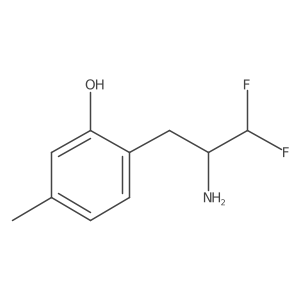 2-(2-Amino-3,3-difluoropropyl)-5-methylphenol Structure