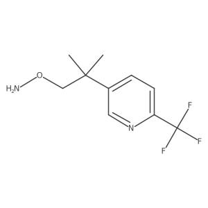 O-{2-methyl-2-[6-(trifluoromethyl)pyridin-3-yl]propyl}hydroxylamine Structure