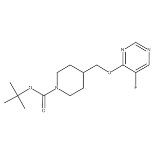 Tert-butyl 4-{[(5-fluoropyrimidin-4-yl)oxy]methyl}piperidine-1-carboxylate Structure
