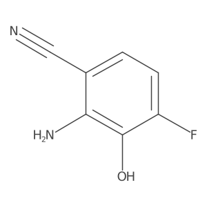 2-Amino-4-fluoro-3-hydroxybenzonitrile Structure
