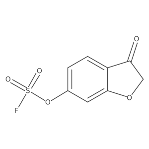 3-Oxo-2,3-dihydro-1-benzofuran-6-yl fluoranesulfonate结构式