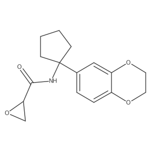 N-[1-(2,3-dihydro-1,4-benzodioxin-6-yl)cyclopentyl]oxirane-2-carboxamide Structure