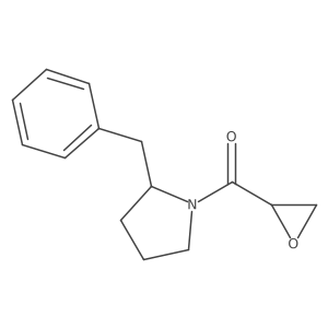 2-Benzyl-1-(oxirane-2-carbonyl)pyrrolidine Structure
